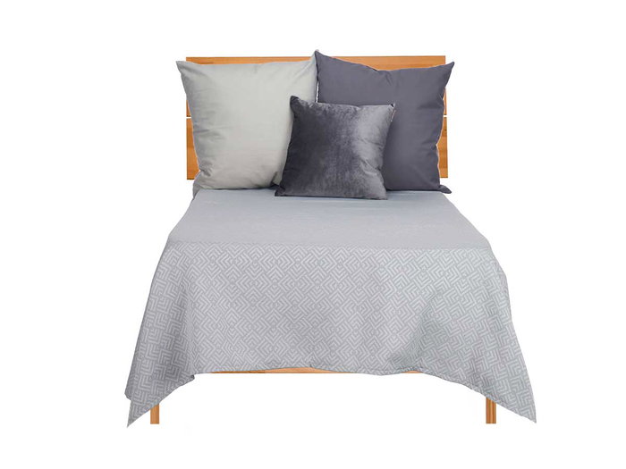 Giftdecor Colcha Cama Geometrico Gris 180x260 cm (Set de 4) Giftdecor Colcha Cama Geometrico Gris 180x260 cm (Set de 4)