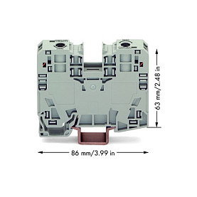 WAGO 285-135 Terminal de paso de 2 conductores WAGO 285-135 Terminal de paso de 2 conductores
