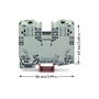 WAGO 285-135 Terminal de paso de 2 conductores
