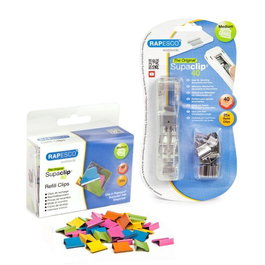 RAPESCO Kit Porta Clips Supaclip 40 (1x RC4025SS y 1x CP15040M)