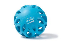 Karlie Pelota de Goma Koko para Perros, Azul, 11x11x19,5cm, Juguete Interactivo con Snacks