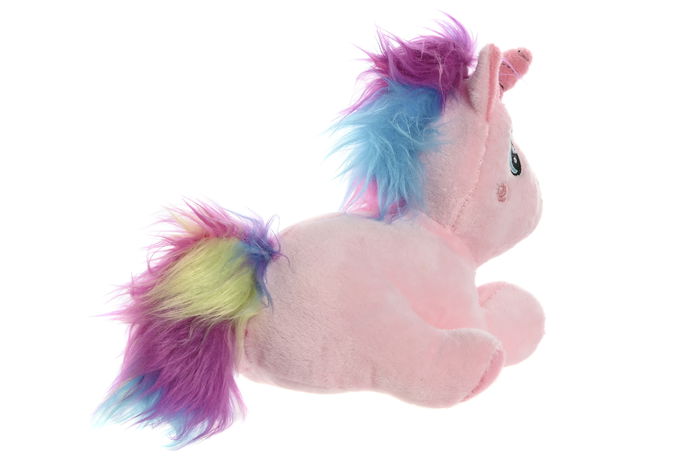 DKD Home Decor Peluche Unicornio Multicolor 8 x 15 x 10 cm (12 Unidades)