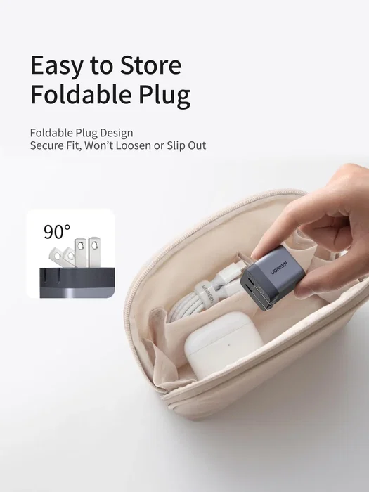UGREEN Nexode Air Cargador USB-C 45W GaN Ultra Compacto