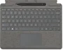 Microsoft Surface Pro 10 Type Cover con Slim Pen, Platin, Teclado Inglés Internacional