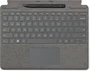 Microsoft Surface Pro 10 Type Cover con Slim Pen, Platin, Teclado Inglés Internacional