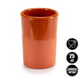 La Dehesa Vaso Barro 250ml 7.4x10.5x7.4 cm Miel (Set de 16)