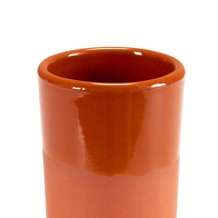 La Dehesa Vaso Barro 250ml 7.4x10.5x7.4 cm Miel (Set de 16)