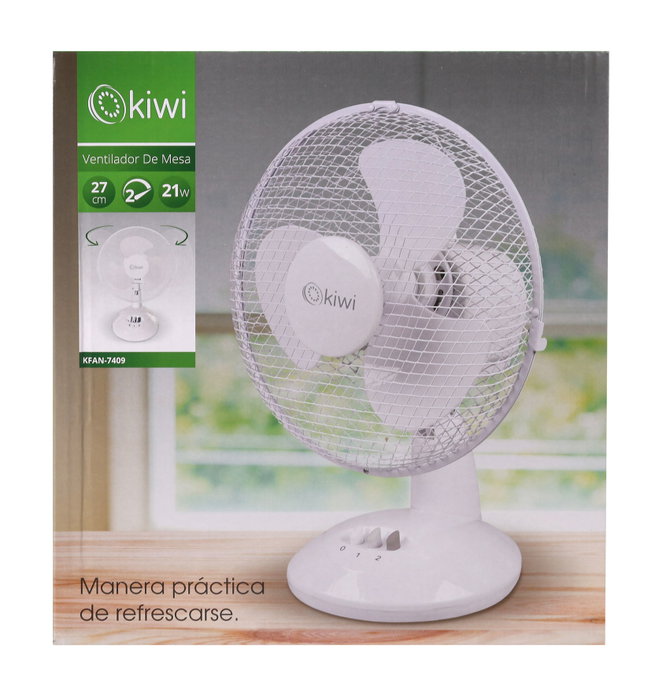 Inde Ventilador ø27cm 2 Velocidades - 21W
