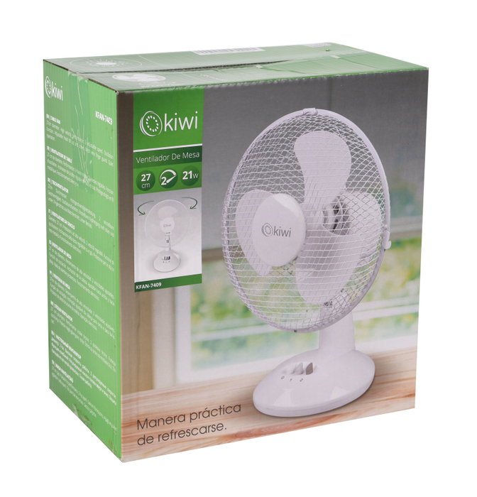 Inde Ventilador ø27cm 2 Velocidades - 21W