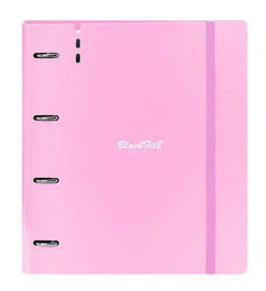 Carpeta de anillas BlackFit8 Smile Azul Rosa 27 X 32 X 4 cm