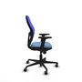 PIQUERAS Y CRESPO Silla de oficina Jorquera con mecanismo sincro, azul