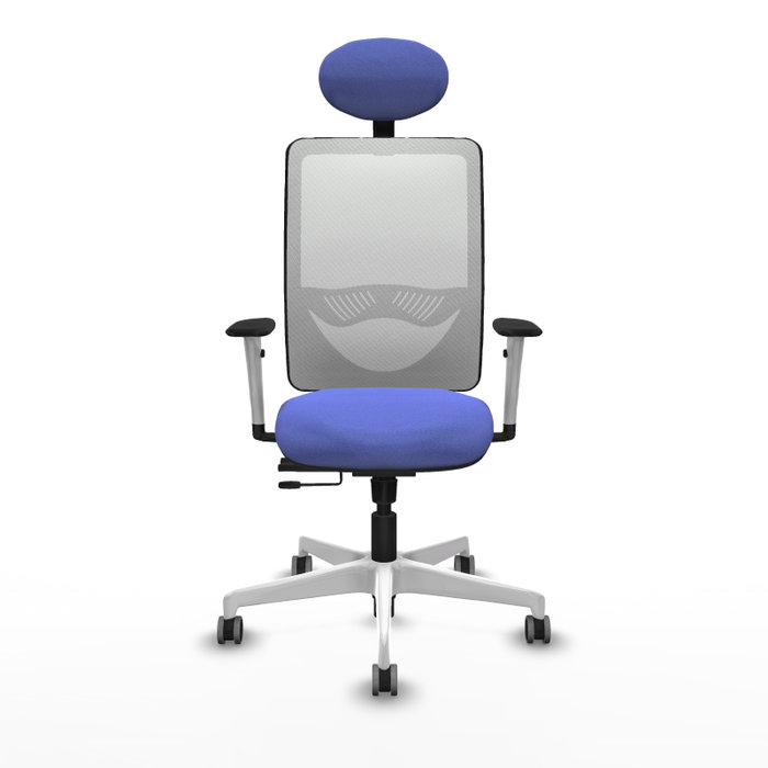 PIQUERAS Y CRESPO Silla de oficina Zulema Azul claro y Blanco PIQUERAS Y CRESPO Silla de oficina Zulema Azul claro y Blanco