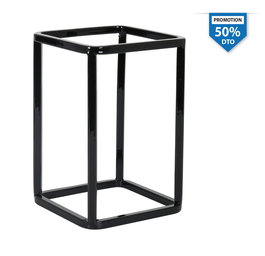 Viejo Valle Soporte Metal Cuadrado Negro 12X1 cm (Paquete de 50) (2 Unidades)