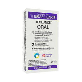 THERASCIENCE Teoliance Oral 30 Comprimidos - Probióticos para Microbiota Bucal, Salud Dental y Encías