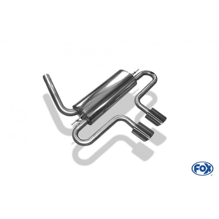 Fox Tubo Escape Fo032025-348 FXFO032025-348 Homologado Alto Rendimiento