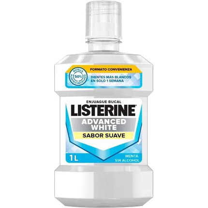 Listerine Advanced White Blanqueador Avanzado 1000 ml