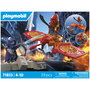 Playmobil 71833 Héroe Dron Lucha Contra Ninja Malvado Set de Acción Ninja con Drones y Accesorios para Niños +4 Años