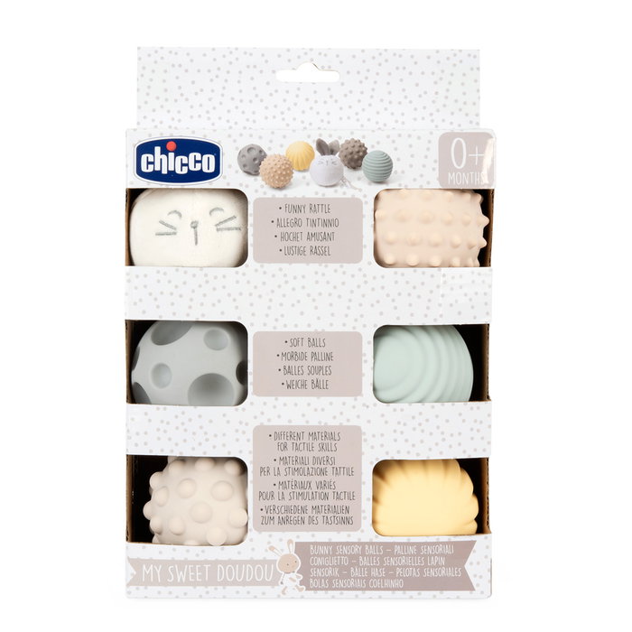 CHICCO Pelotas Sensoriales Conejito