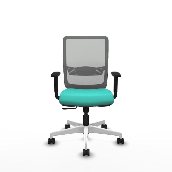 PIQUERAS Y CRESPO Silla de oficina Haches con mecanismo Sincro/Traslack Turquesa y Gris PIQUERAS Y CRESPO Silla de oficina Haches con mecanismo Sincro/Traslack Turquesa y Gris