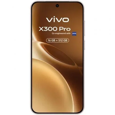 Vivo X300 Pro Smartphone 5G 16GB RAM 512GB ROM 6.78" AMOLED 5440mAh Cámara ZEISS 200MP IP68 Carga 90W Kit Fotográfico - Color Marrón