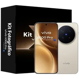 Vivo X300 Pro Smartphone 5G 16GB RAM 512GB ROM 6.78" AMOLED 5440mAh Cámara ZEISS 200MP IP68 Carga 90W Kit Fotográfico - Color Marrón