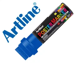 Artline Poster Marker EPP-30 Punta Rectangular 30 mm Azul