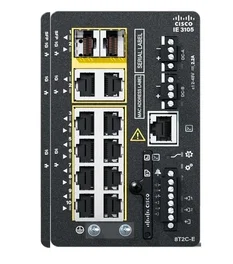 Cisco Catalyst IE3105 Switch L2 Gestionado 8 Puertos Gigabit Ethernet + 2 Puertos Combo Negro