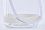 DKD Home Decor Portavelas Básico Natural Transparente Cristal Cuerda Hierro 20 x 21 x 18 cm (6 Unidades)