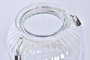 DKD Home Decor Portavelas Básico Natural Transparente Cristal Cuerda Hierro 20 x 21 x 18 cm (6 Unidades)