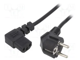 ESPE Cable de alimentación H05VV-F 3x1mm2 Negro 5m