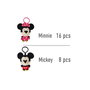 Llavero Peluche Disney Rojo