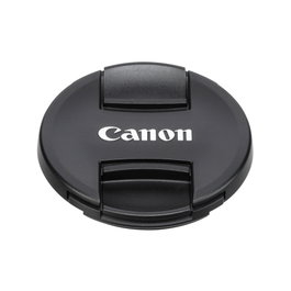 Canon E-82 II Tapa de objetivo con pinza de seguridad, Negro, 8,2 cm