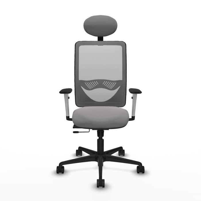 PIQUERAS Y CRESPO Silla de oficina Zulema Gris con Mecanismo Sincro/Traslack