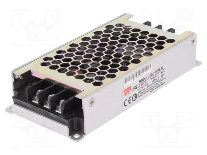MEAN WELL RSD-60G-24 Convertidor DC/DC de 60W, 24VDC MEAN WELL RSD-60G-24 Convertidor DC/DC de 60W, 24VDC