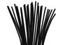 Innspiro Limpiapipas Chenilla Negro 6mm x 30cm (25 unidades)