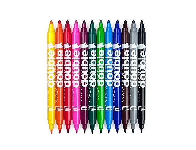 Alpino Double Double Rotuladores de Doble Punta, Colores Surtidos (12 unidades)