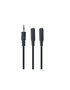 GEMBIRD Cable Divisor de Audio 3.5 mm Macho a 2 Hembras, Adaptador de Auriculares para Compartir Música