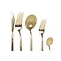 Cubertería DKD Home Decor Dorado Acero Inoxidable 3 x 1,5 x 13 cm 20 Piezas