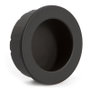 HERRAJES ALK Tirador de Embutir Kona Ø35 D40 Negro Mate