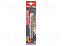 PROLINE Broca para metal de 8 mm, HSS-R con recubrimiento de TIN