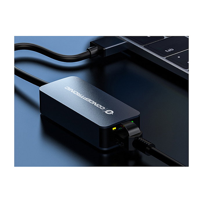 Conceptronic Adaptador USB 3.0 a RJ45 2,5G ABBY12G Gris Conceptronic Adaptador USB 3.0 a RJ45 2,5G ABBY12G Gris