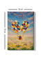 Wallity Lienzo Decorativo 103 (50 x 70 cm) de Lienzo con Marco de Madera 3cm