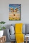 Wallity Lienzo Decorativo 103 (50 x 70 cm) de Lienzo con Marco de Madera 3cm