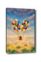 Wallity Lienzo Decorativo 103 (50 x 70 cm) de Lienzo con Marco de Madera 3cm