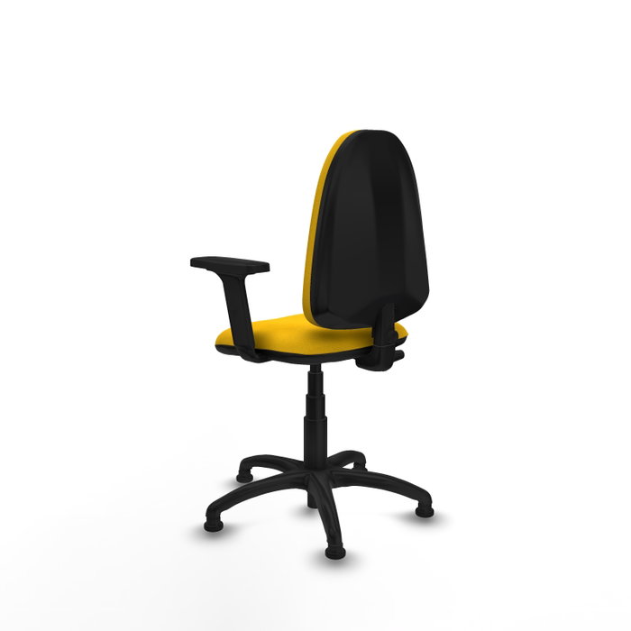 PIQUERAS Y CRESPO Silla de oficina Aýna Amarilla con Brazos 2D PIQUERAS Y CRESPO Silla de oficina Aýna Amarilla con Brazos 2D