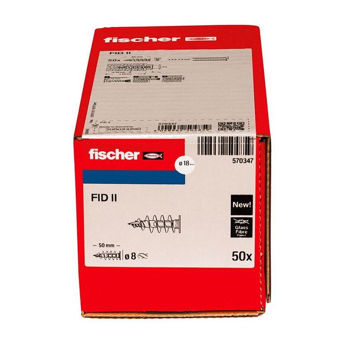 Fischer. Duebel FID II 50mm Gris