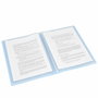 Grafoplás Carpeta con 20 Fundas Poliplás Soldadas Folio Azul Soft