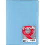 Grafoplás Carpeta con 20 Fundas Poliplás Soldadas Folio Azul Soft