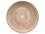 Vessia Plato Hondo de Porcelana, Diseño a Rayas, Color Marrón, Diámetro 20 cm (Set de 24)