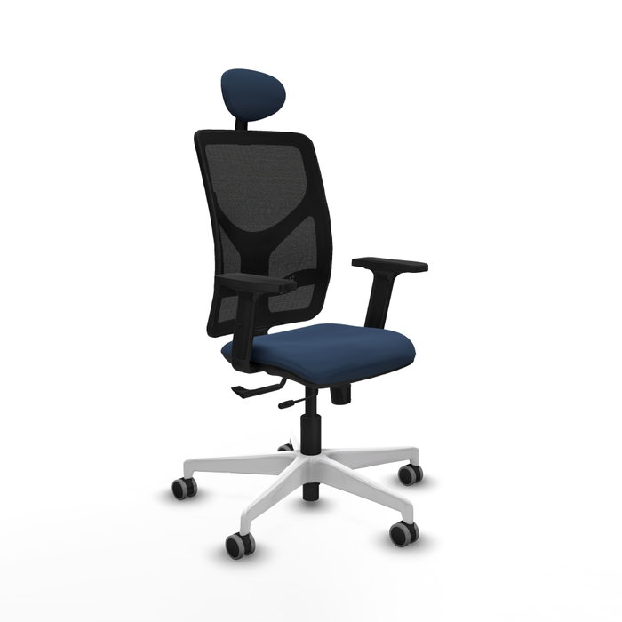 PIQUERAS Y CRESPO Silla de oficina Motilla con mecanismo Sincro/Traslack, Azul marino y Negro PIQUERAS Y CRESPO Silla de oficina Motilla con mecanismo Sincro/Traslack, Azul marino y Negro